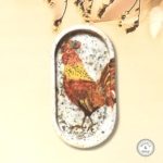 decoupage hen rooster cockerel patterb