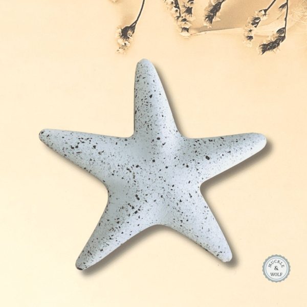 pale grey granite starfish decoration