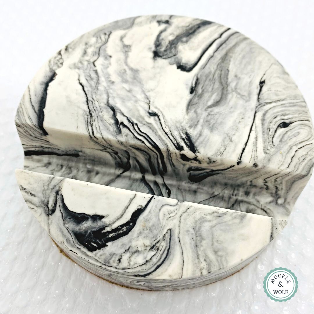 round mobile phone business card holder