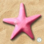 jesmonite starfish decoration pink tones