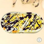 jesmonite oval trinket tray dish